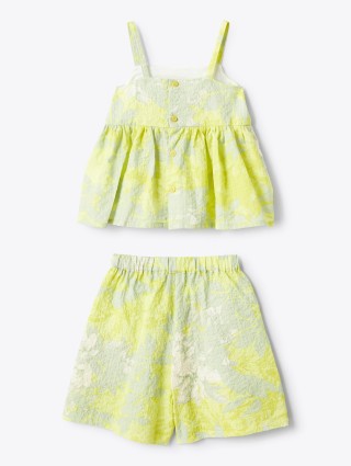 Зеленый комплект IL GUFO из топа и шорт: фото 2 - Invogue