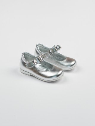Срібні туфлі MONNALISA : фото 1 - Invogue
