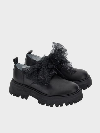 Чорні туфлі MONNALISA : фото 2 - Invogue