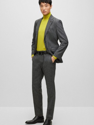 Чёрные туфли BOSS: фото 1 - Invogue