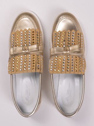 Золоті туфлі MISS BLUMARINE : фото 2 - Invogue