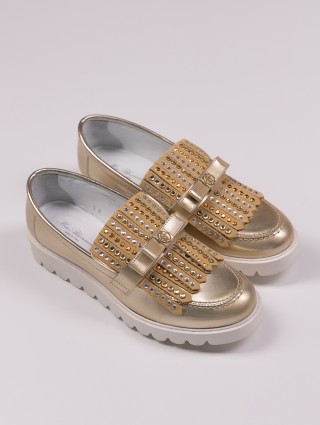 Золоті туфлі MISS BLUMARINE : фото - Invogue