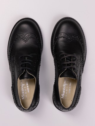 Чорні туфлі MONTELPARE TRADITION : фото 2 - Invogue