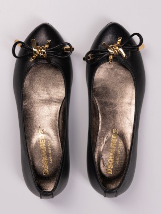 Чёрные туфли DSQUARED KID: фото 2 - Invogue