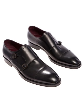 Чорні туфлі BOSS шкіряні: фото 4 - Invogue