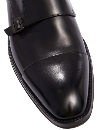 Чорні туфлі BOSS шкіряні: фото 6 - Invogue