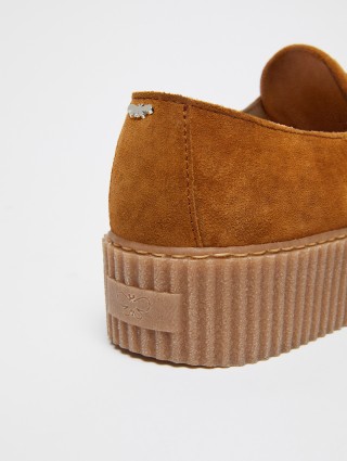 Карамельні мокасини WEEKEND MAX MARA з замші: фото 5 - Invogue