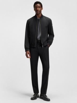 Чорні туфлі BOSS зі шкіри: фото 1 - Invogue