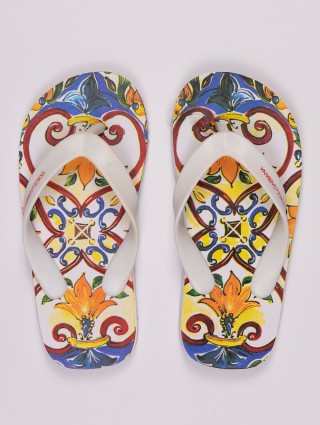 Вьетнамки DOLCE&GABBANA KIDS (32400): фото 2 - Invogue