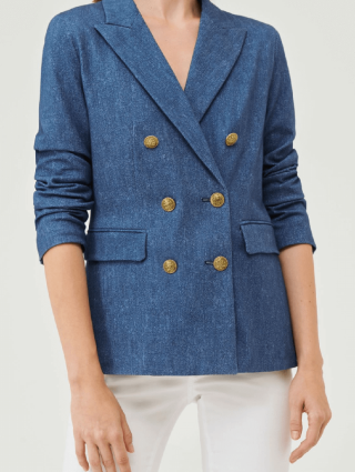 Блакитний жакет MARELLA : фото 1 - Invogue