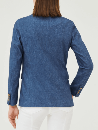 Блакитний жакет MARELLA : фото 2 - Invogue