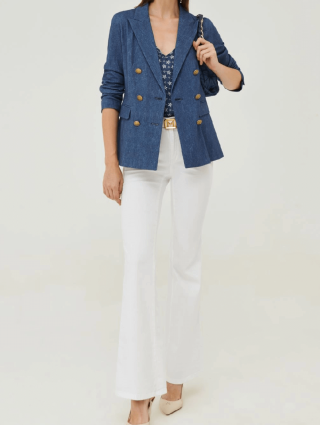 Блакитний жакет MARELLA : фото 4 - Invogue