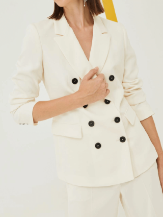 Белый жакет MARELLA: фото 1 - Invogue