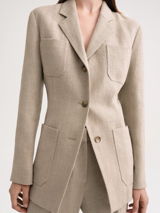 Сірий жакет TOTEME : фото 1 - Invogue