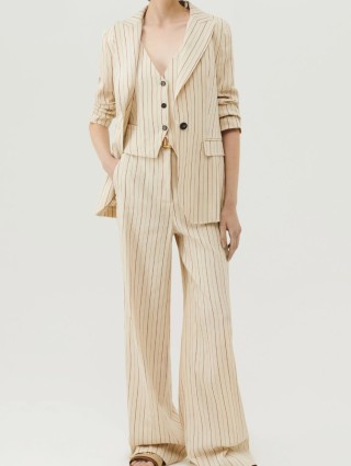 Бежевий жакет MARELLA: фото 4 - Invogue