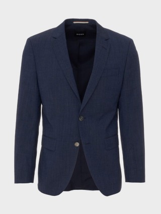 Темно-синій піджак BOSS: фото - Invogue