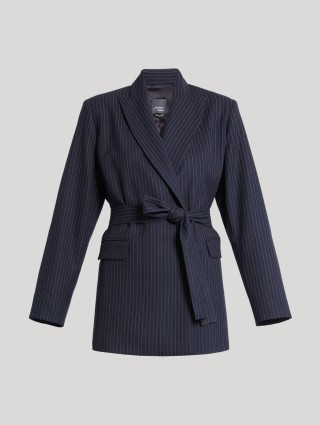 Тёмно-синий пиджак PERSONA: фото - Invogue