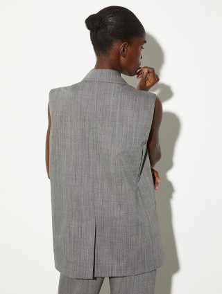 Сірий жилет Max&Co вовняний: фото 3 - Invogue