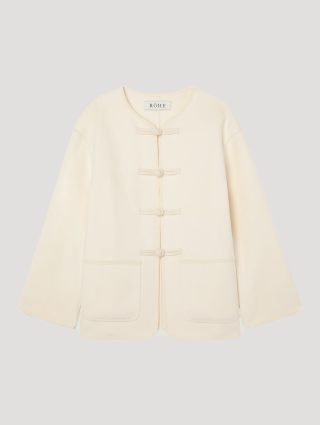 Белый жакет Róhe из шерсти: фото - Invogue