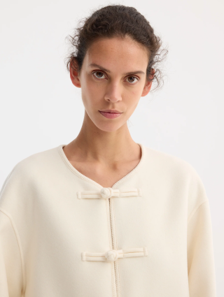 Белый жакет Róhe из шерсти: фото 5 - Invogue