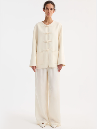 Белый жакет Róhe из шерсти: фото 1 - Invogue