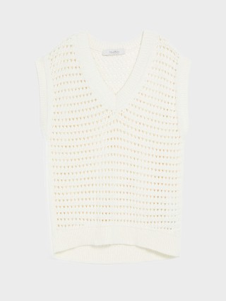 Білий жилет MAX MARA : фото - Invogue