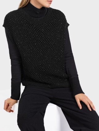 Чорний жилет MARC CAIN : фото 4 - Invogue