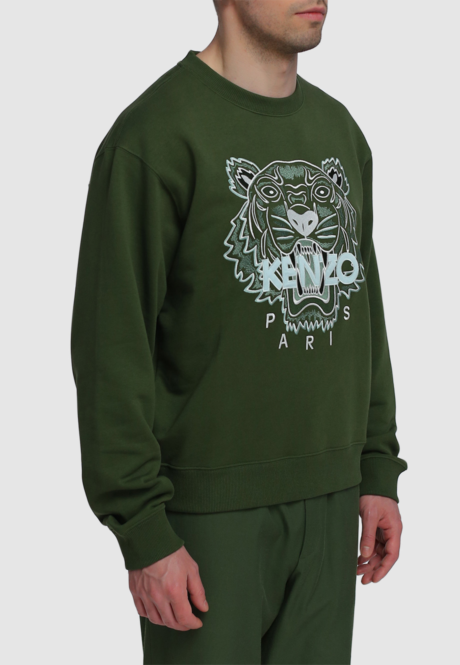 Зелёный свитшот KENZO - купить на Invogue — арт 5SW1104XA 51 Зелёный свитшот KENZO - купить на Invogue — арт 5SW1104XA 51