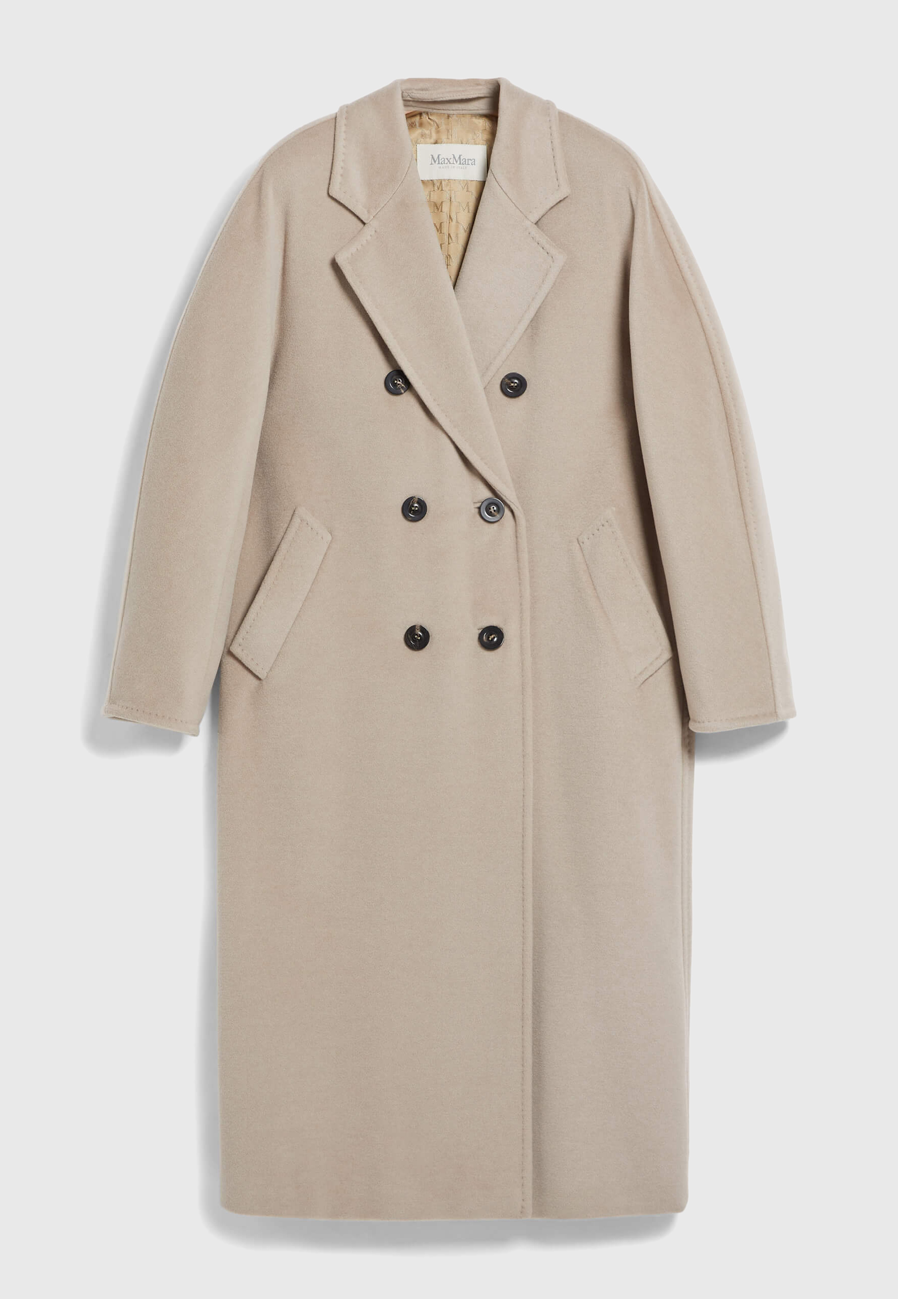 Кремовое пальто MAX MARA из шерсти и кашемира - купить на Invogue
