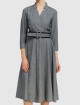 Серое платье MARELLA: фото 3 - Invogue