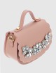 Розовая сумка MONNALISA: фото 2 - Invogue