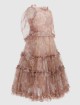 Розовое платье MONNALISA: фото 2 - Invogue