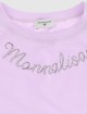 Сиреневая майка MONNALISA: фото 2 - Invogue