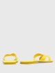 Жёлтые шлепанцы KENZO: фото 3 - Invogue