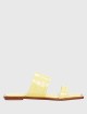 Жёлтые шлепанцы MAX&CO: фото - Invogue