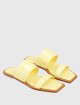 Жёлтые шлепанцы MAX&CO: фото 1 - Invogue