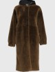 Коричнева шуба INES&MARECHAL : фото - Invogue