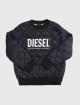 Чёрная кофта DIESEL KIDS: фото - Invogue