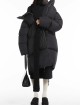Черное пальто пух SPORTMAX: фото 3 - Invogue