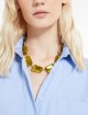 Желтое колье WEEKEND ACCESSORIES: фото 2 - Invogue
