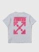 Сіра футболка OFF-WHITE KIDS : фото 1 - Invogue