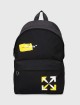 Чёрный рюкзак OFF-WHITE KIDS: фото - Invogue