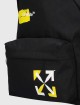Чёрный рюкзак OFF-WHITE KIDS: фото 3 - Invogue