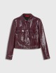 Бордовый пиджак  MAX&CO: фото - Invogue