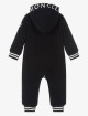 Синій комбінезон MONCLER ENFANT: фото 1 - Invogue