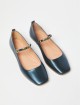 Темно-сині балетки MAX&CO : фото 3 - Invogue