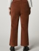 Коричневые брюки PERSONA: фото 2 - Invogue