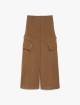 Коричневые брюки WEEKEND MAX MARA карго: фото - Invogue