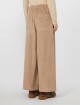 Брюки кремовые WEEKEND MAX MARA бархатные: фото 3 - Invogue