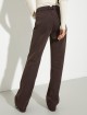 Шоколадні брюки MAX&CO з бавовни: фото 3 - Invogue